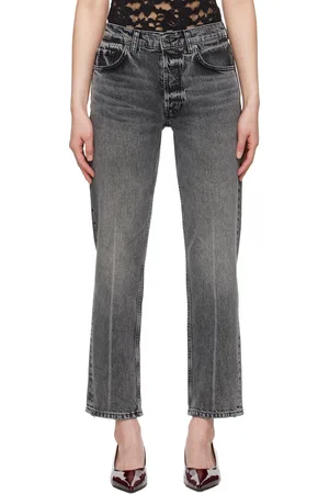 ANINE BING Jean Kate gris