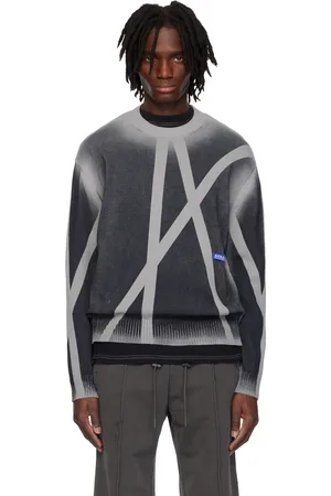 A-cold-wall* Pull gris en tricot - Antenne