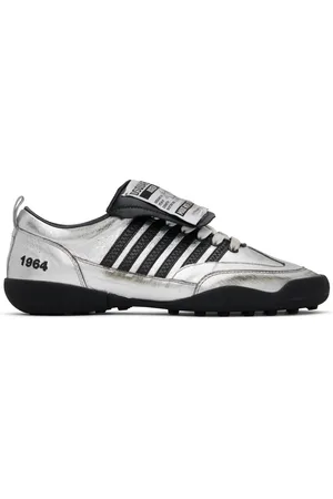 Dsquared2 Baskets Soccer argentées