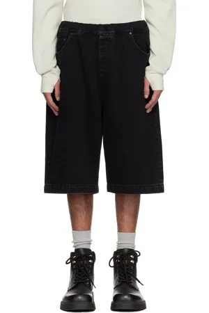 Entire Studios Short Spar noir en denim