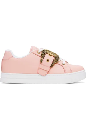 VERSACE Baskets Court 88 roses à boucle Baroque