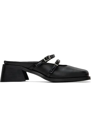 Justine Clenquet Mules Andie noires