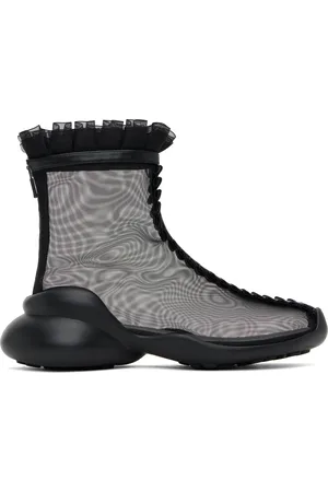 Collina Strada Bottes noires à volants édition FCTRY LAb