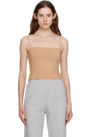 Filippa K Débardeur beige à bretelles fines