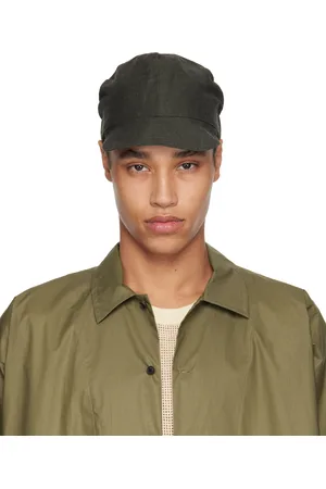 JAN JAN VAN ESSCHE Casquette de baseball noire en canevas léger brossé - O-Project
