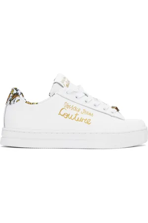 VERSACE Baskets Court 88 blanches