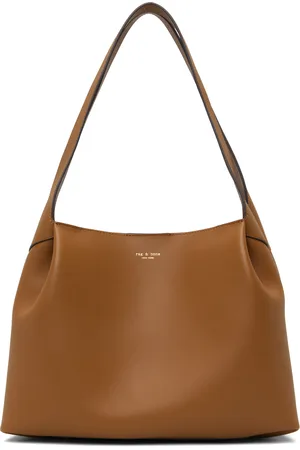 RAG&BONE Cabas brun clair en cuir de veau