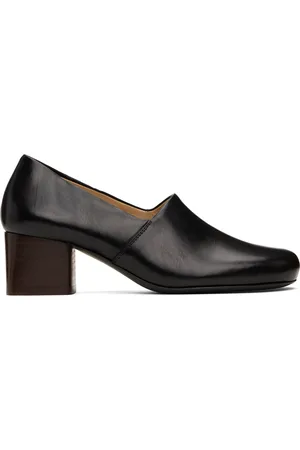 LEMAIRE Chaussures à talon 55 noires à bout anatomique
