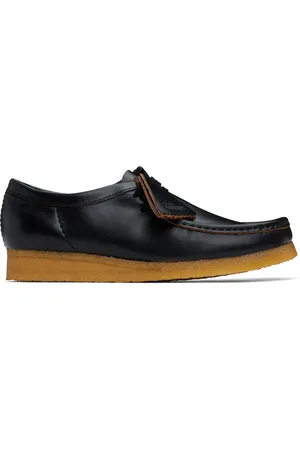 Clarks Derbys Wallabee noirs