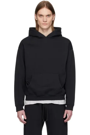 SKIMS Pull à capuche décontracté noir - Fleece Lounge