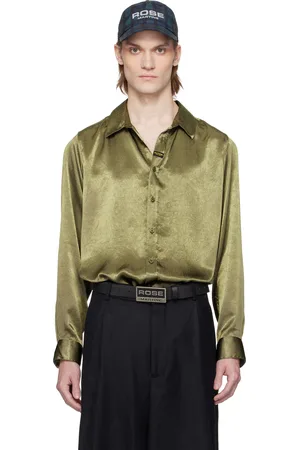 MARTINE ROSE Chemise verte