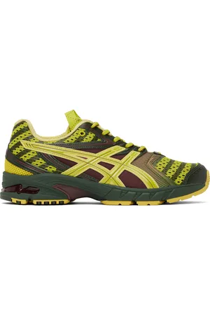 Asics Baskets UB9-S GEL-DS 14 jaune et kaki édition Kiko Kostadinov