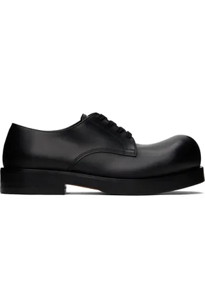 Bottega Veneta Derbys Helium noirs à laçage