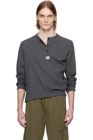 Commission Henley torsadé gris