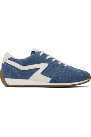 RAG&BONE Baskets de course rétro étroites bleues