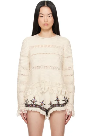 Isabel Marant Pull Azilis blanc cassé