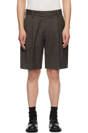 mfpen Short brun à coupe classique