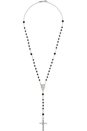 Dolce & Gabbana Chapelet argenté et noir