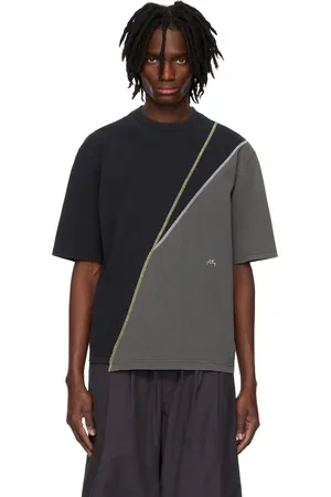 A-cold-wall* T-shirt noir à points de surjet