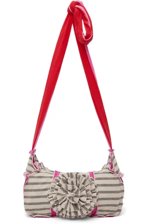 Edward Cuming Sac Crema gris et rose
