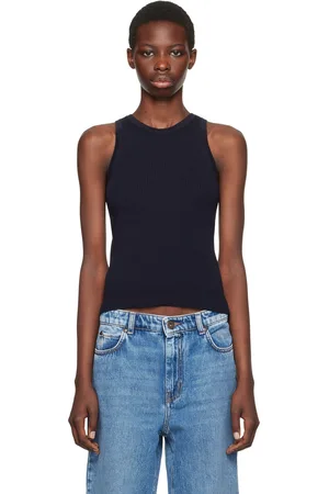 Max Mara Débardeur Amburgo bleu marine - 