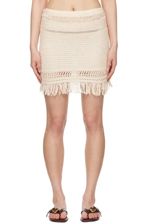 Isabel Marant Minijupe Ardena blanc cassé