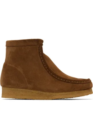Clarks Bottines Wallabee brun clair