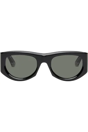 Gucci Lunettes de soleil rectangulaires noires