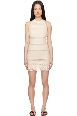 Isabel Marant Robe courte Aralia blanc cassé