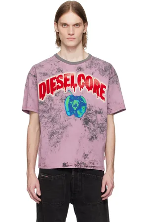 Diesel T-shirt droit R9 rose