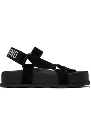 Moschino Sandales noires en suède