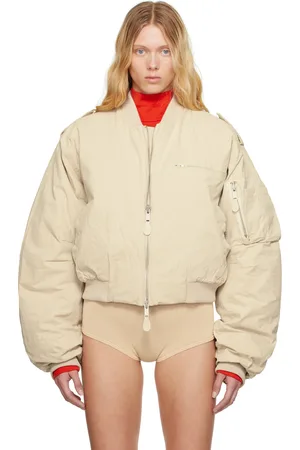Entire Studios Blouson aviateur A-4 beige