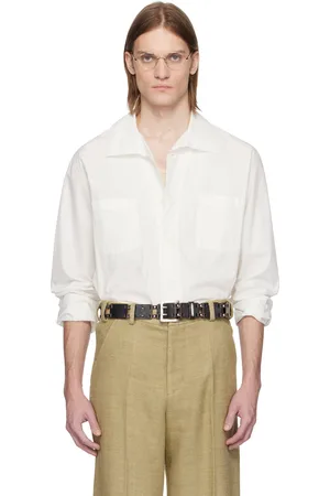 OUR LEGACY Chemise Funnel blanche