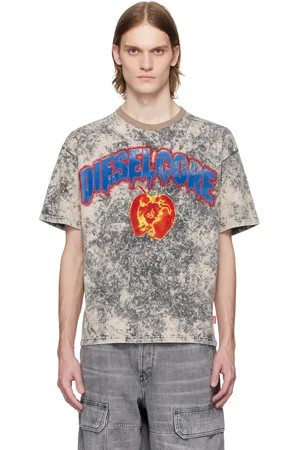 Diesel T-shirt droit R9 gris