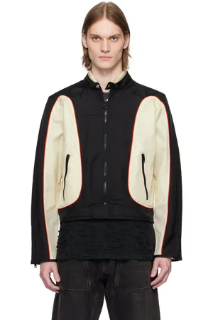 Diesel Blouson Blink-A blanc cassé et noir