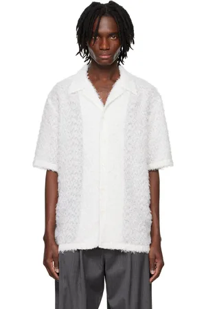 SYSTEM Chemise de camp légère blanche