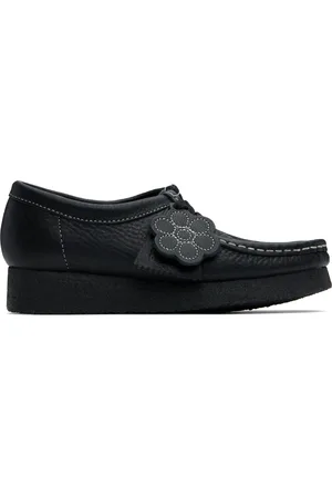 Clarks Derbys Wallabee noirs