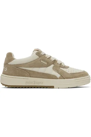 Palm Angels Baskets University blanc cassé et beige