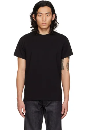 Jil Sander T-shirt noir à col ras du cou