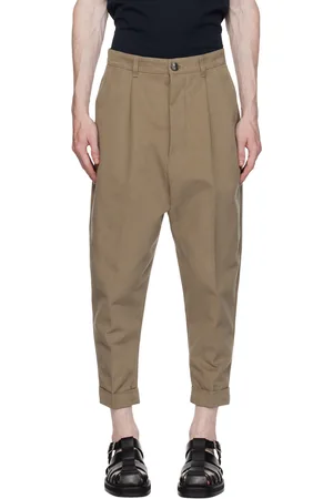 Ami Pantalon carotte surdimensionné taupe