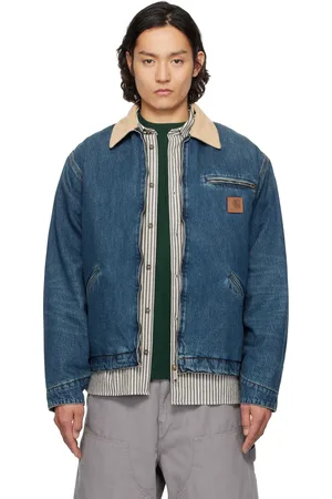 Carhartt Blouson OG Detroit bleu en denim