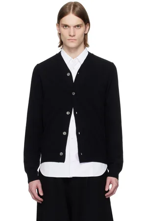Comme des Garçons Cardigan noir à col ras du cou - Forever