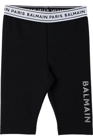 Balmain Bébé | Legging noir à logo imprimé