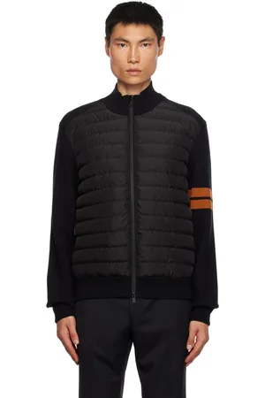 Ermenegildo Zegna Blouson High Performance noir rembourré en duvet