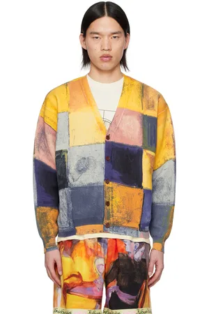 KIDSUPER STUDIOS Cardigan multicolore à carreaux