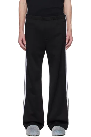 Marni Pantalon de survêtement noir en nylon mélangé