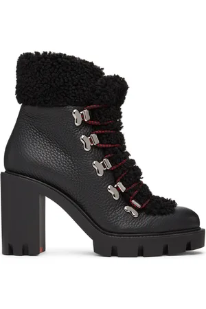 Christian Louboutin Bottes Edelvizer noires en cuir