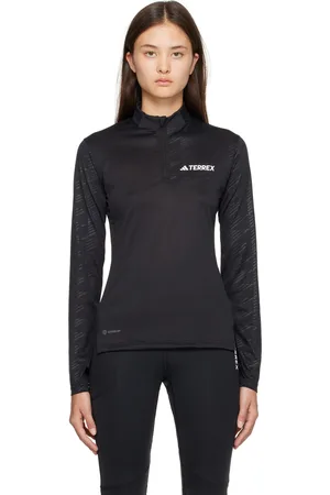adidas Haut noir à demi-glissière