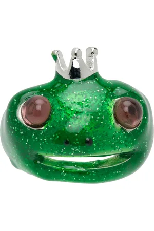 Collina Strada Bague Frog Prince verte