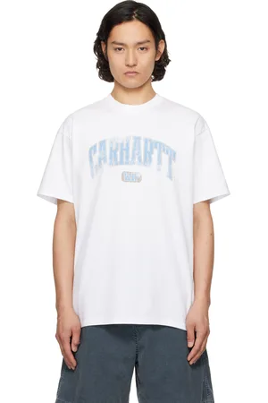 Carhartt T-shirt blanc à logo Lecture